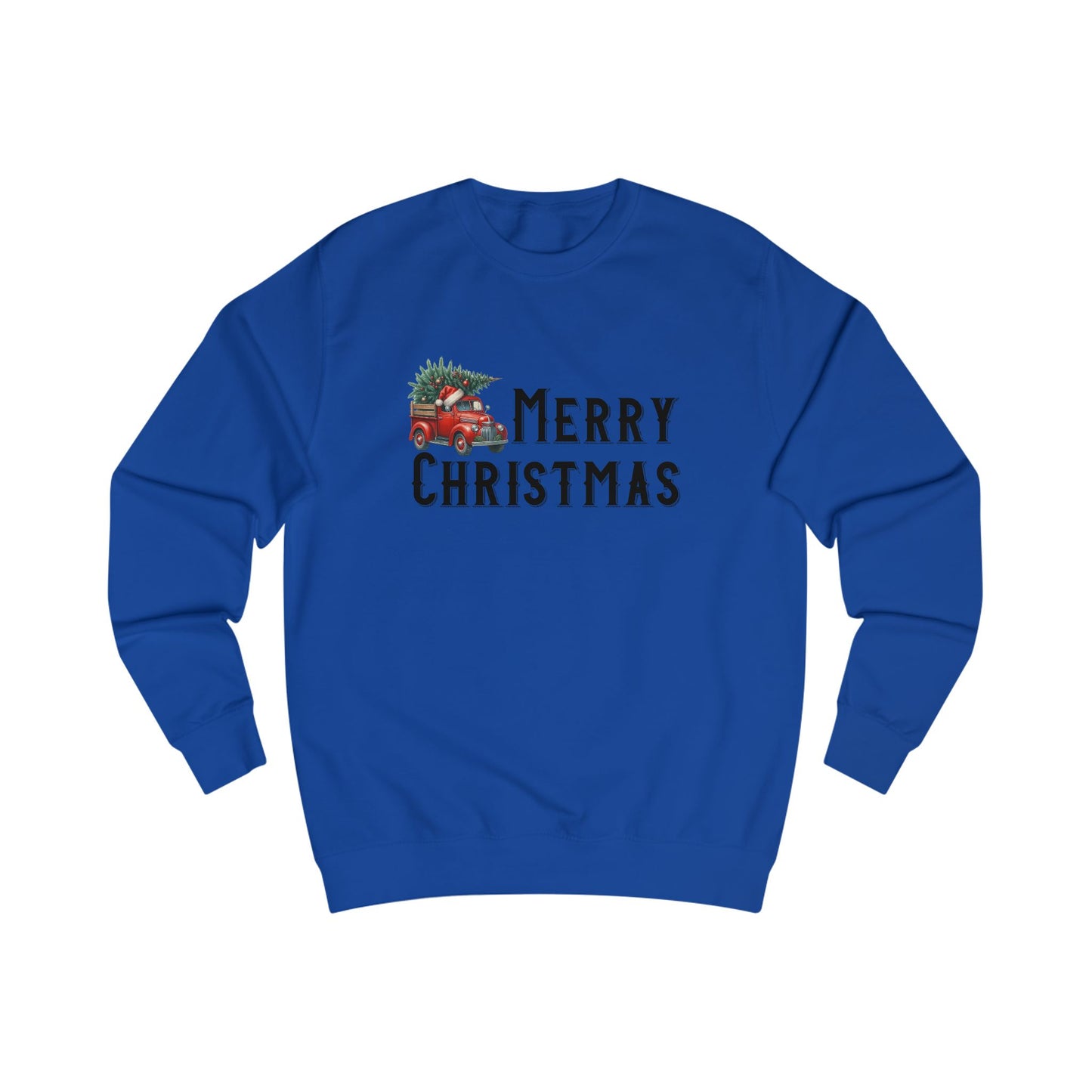 Merry Christmas Vintage Truck Crewneck Sweatshirt