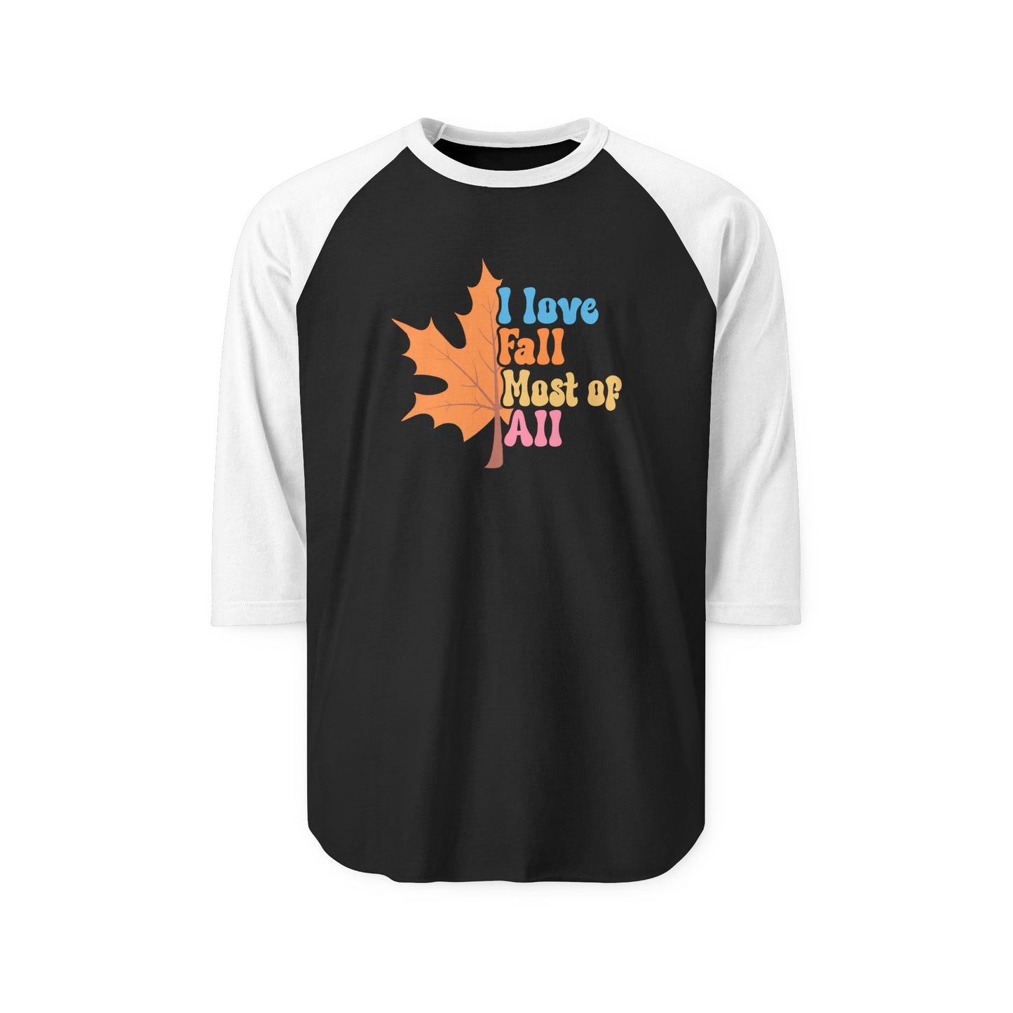 I Love Fall Baseball Tee