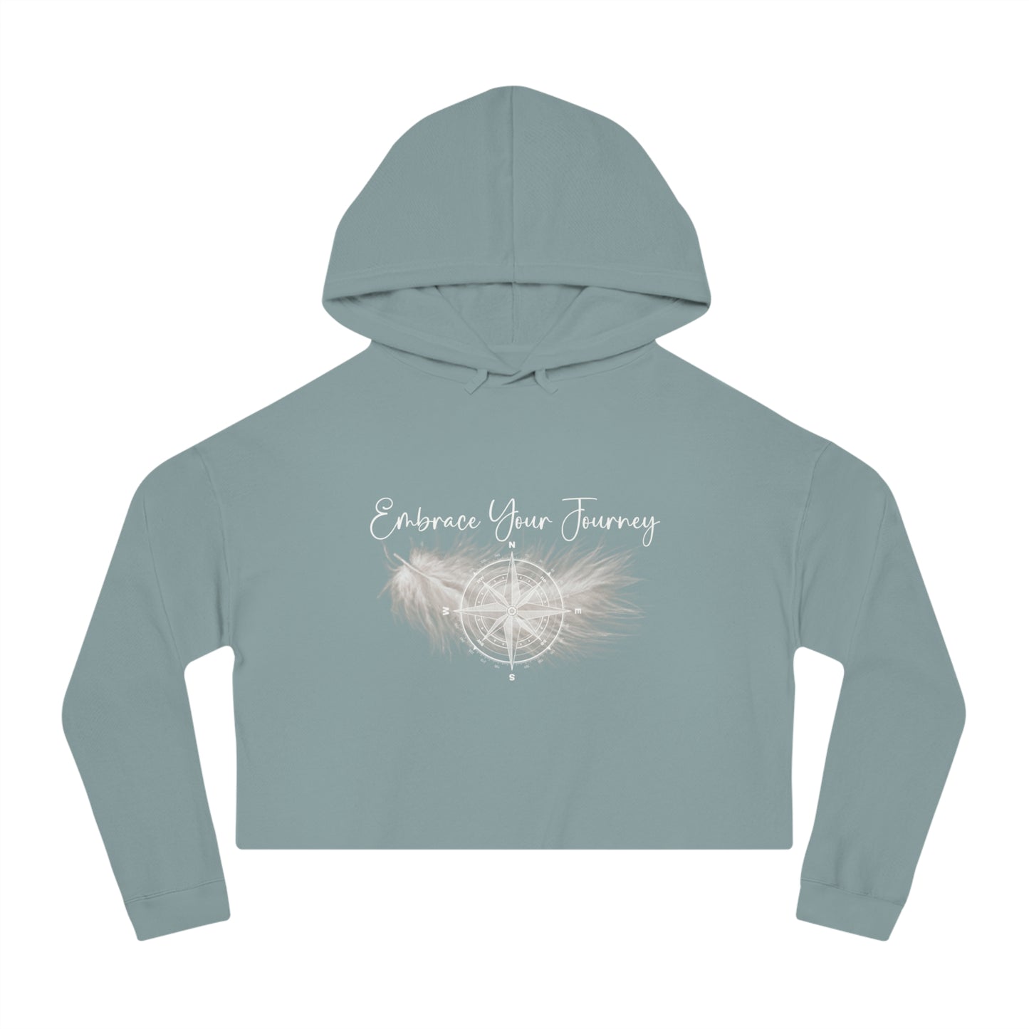 Embrace Your Journey Crop Hoodie