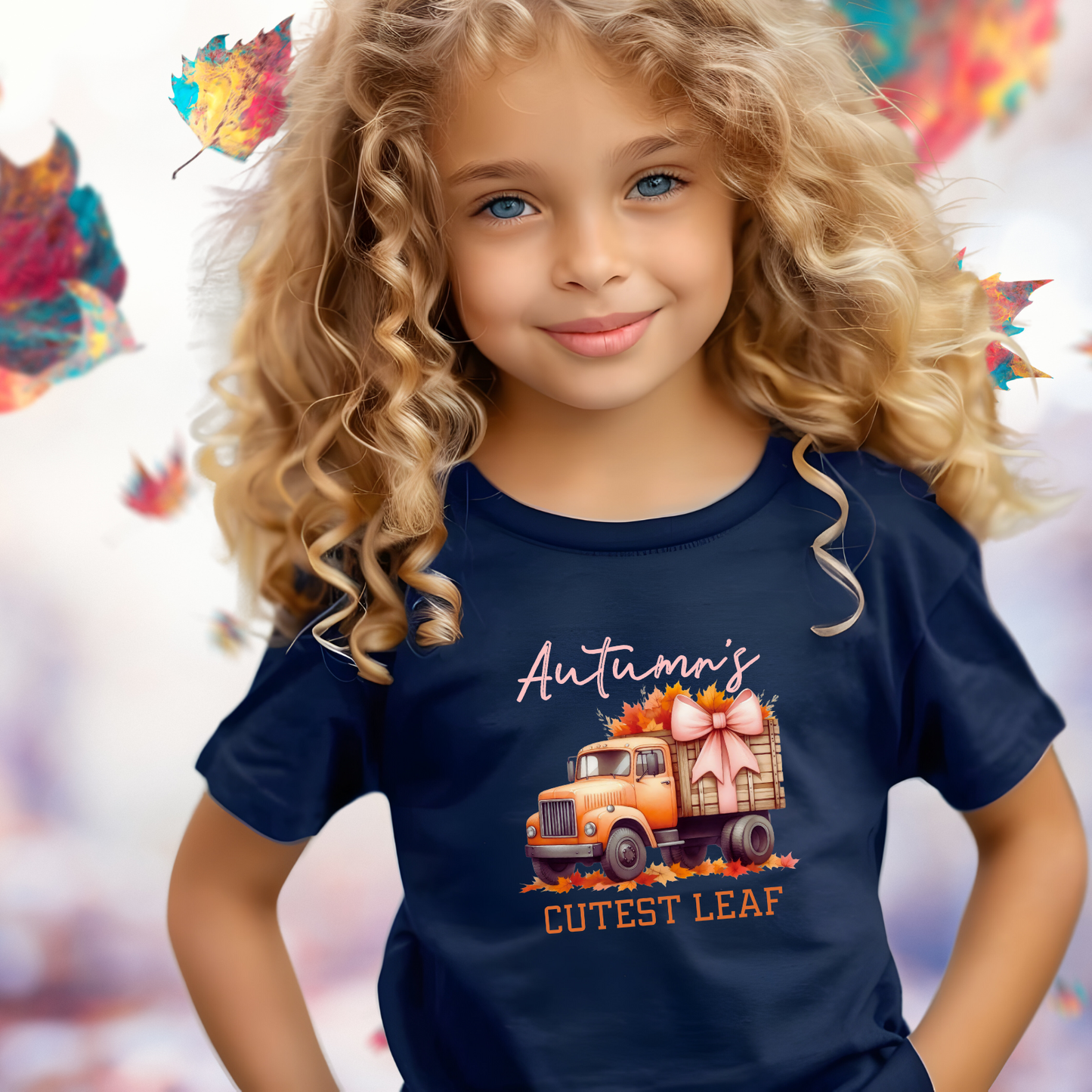 Autumn’s Cutest Leaf Kid’s T-Shirt