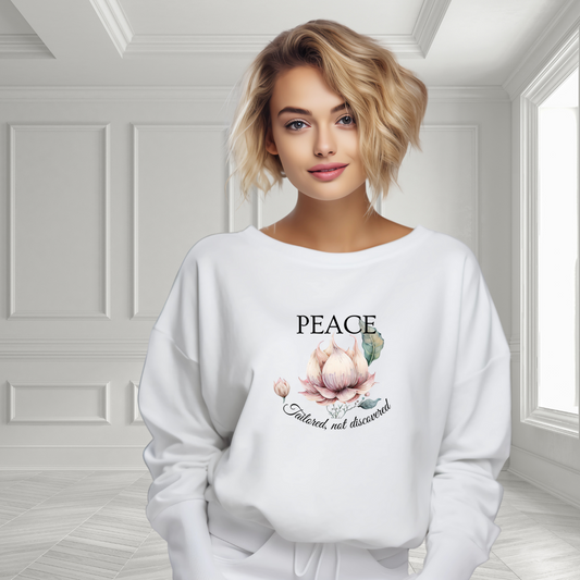 Peace-Tailored, Not Discovered Crewneck Sweatshirt