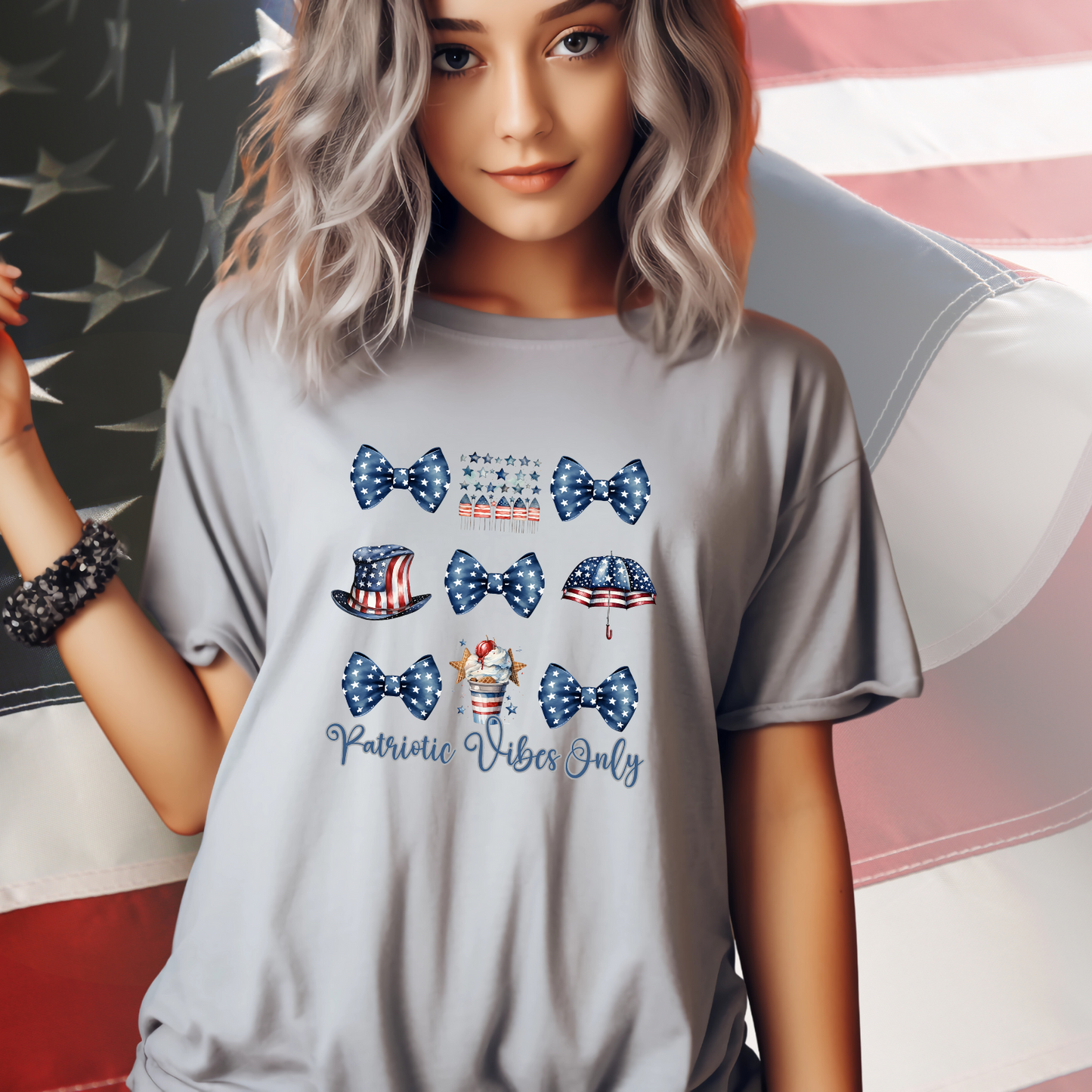 Patriotic Vibes Only T-Shirt