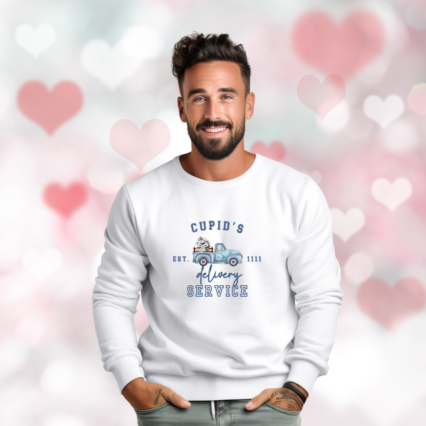 Cupid’s Delivery Service Crewneck Sweatshirt