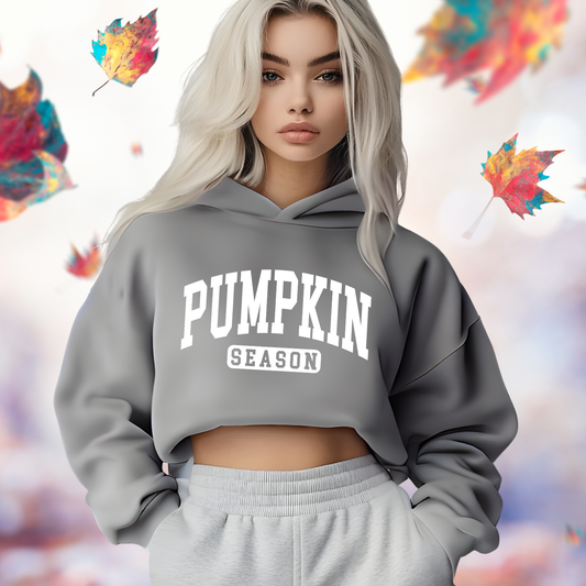 Pumpkin Season Crop Hoodie