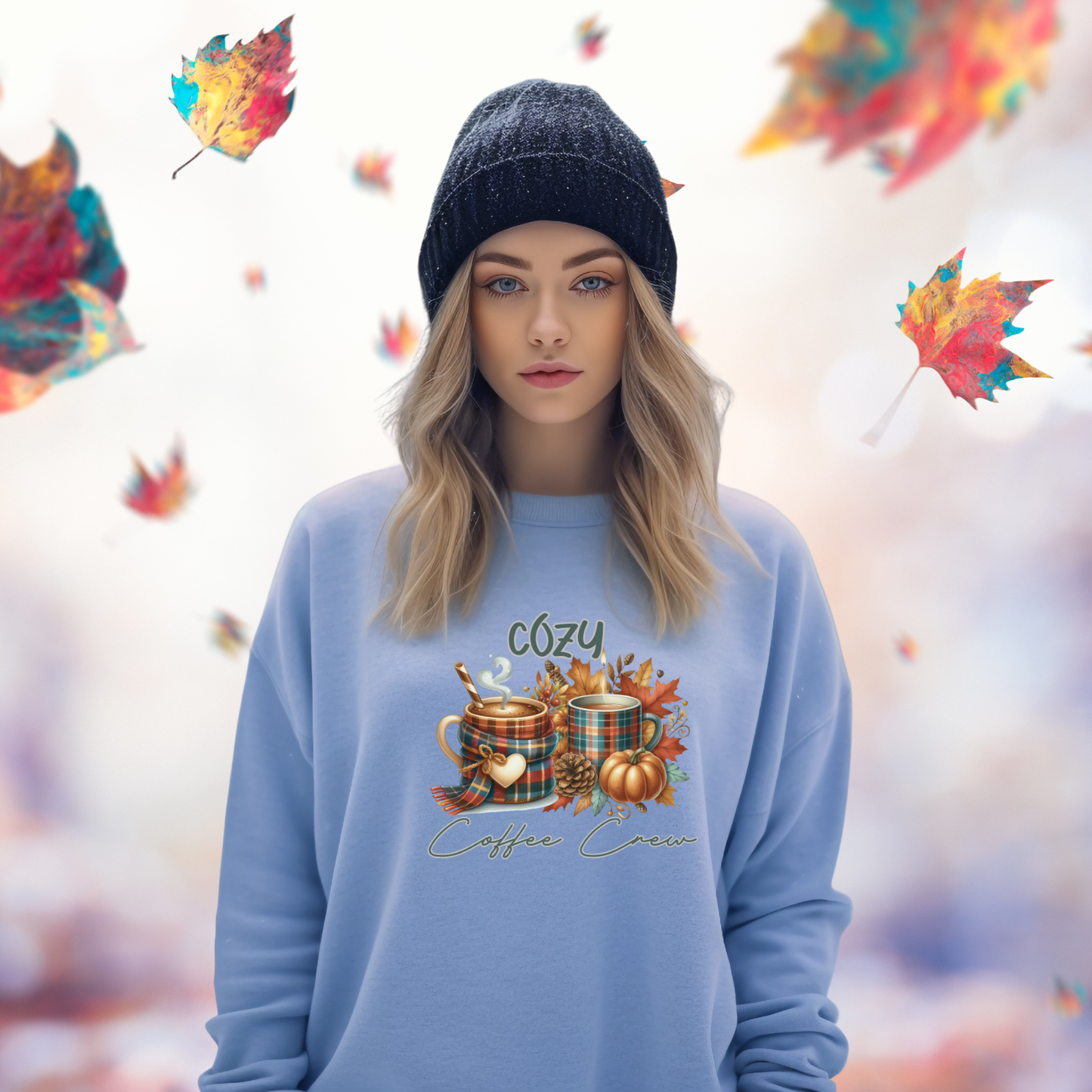 Cozy Coffee Crew Crewneck Sweatshirt