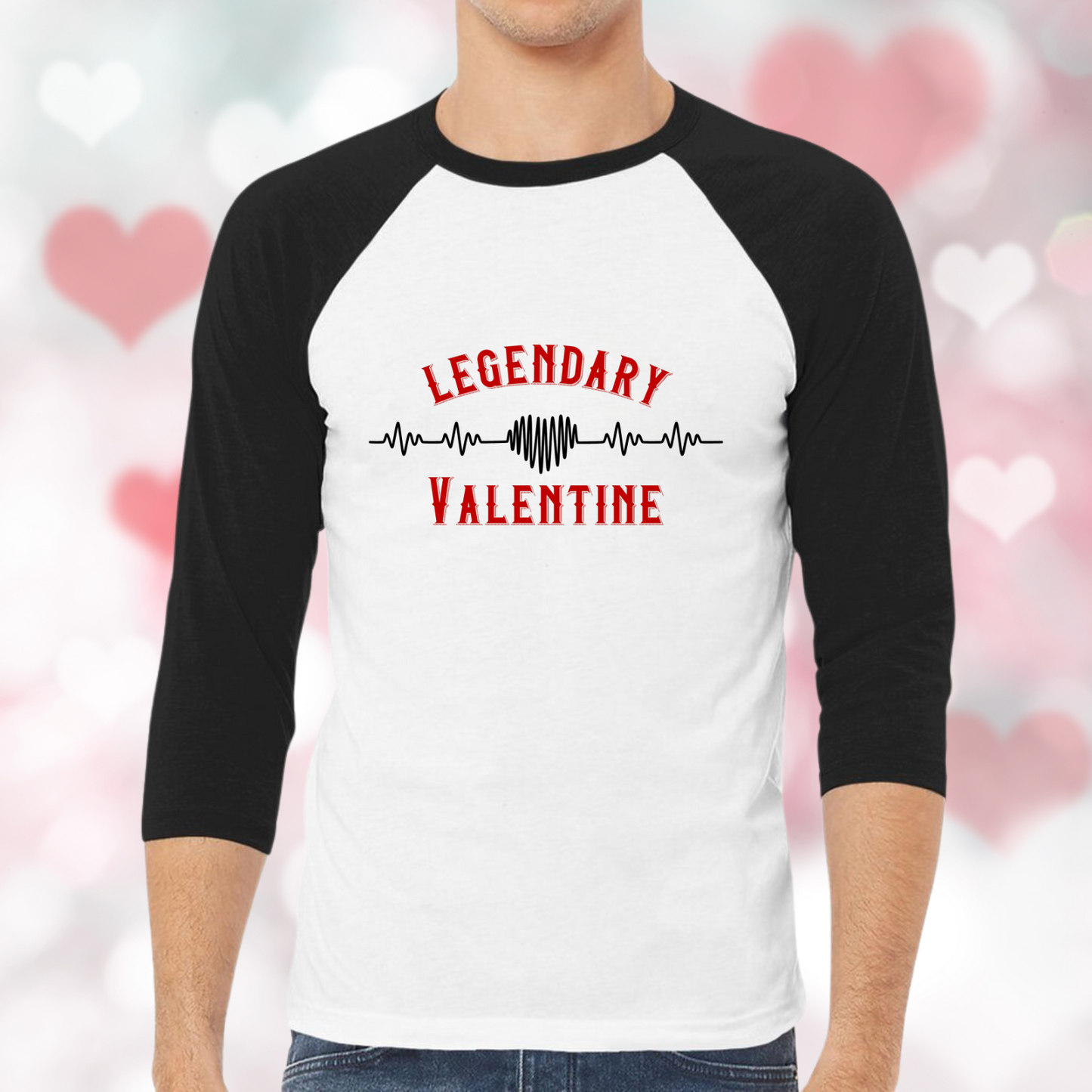 Legendary Valentine Baseball Tee