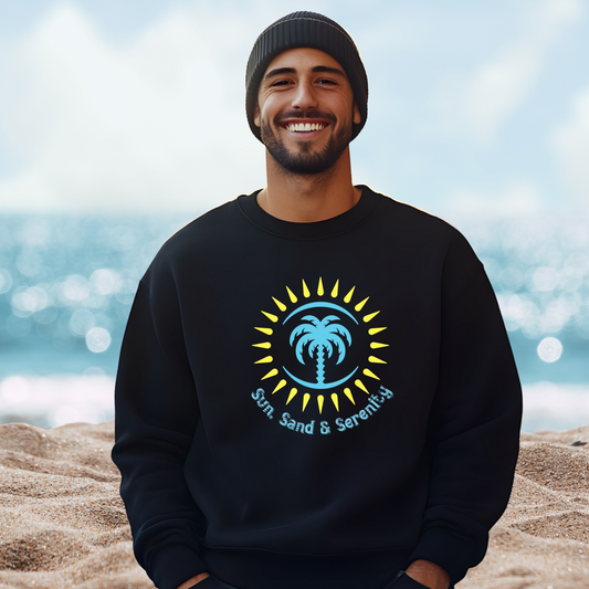 Sun Sand And Serenity Crewneck Sweatshirt