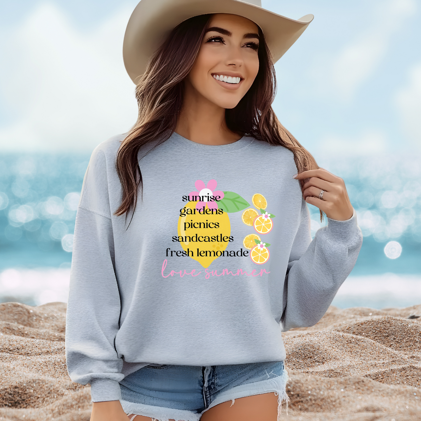Love Summer Crewneck Sweatshirt