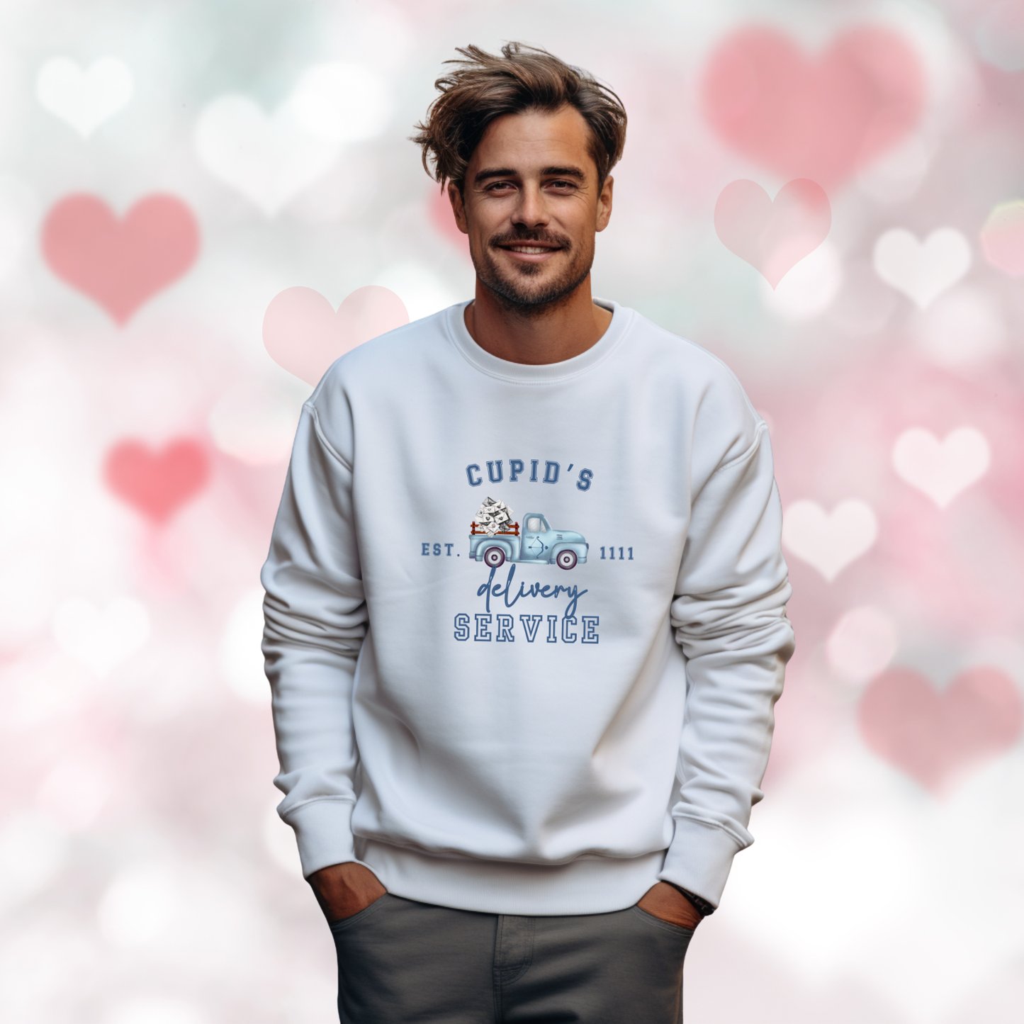 Cupid’s Delivery Service Crewneck Sweatshirt