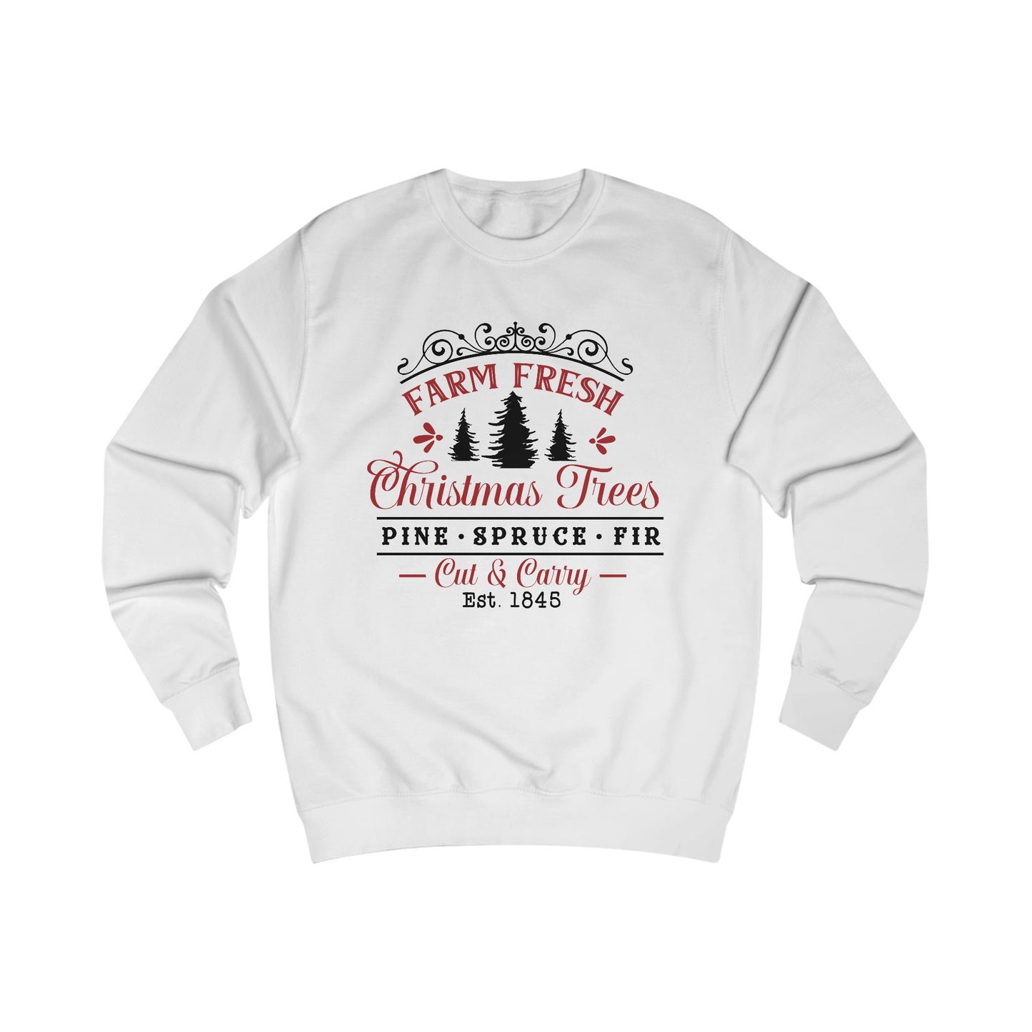 Farm Fresh Christmas Trees Crewneck Sweatshirt