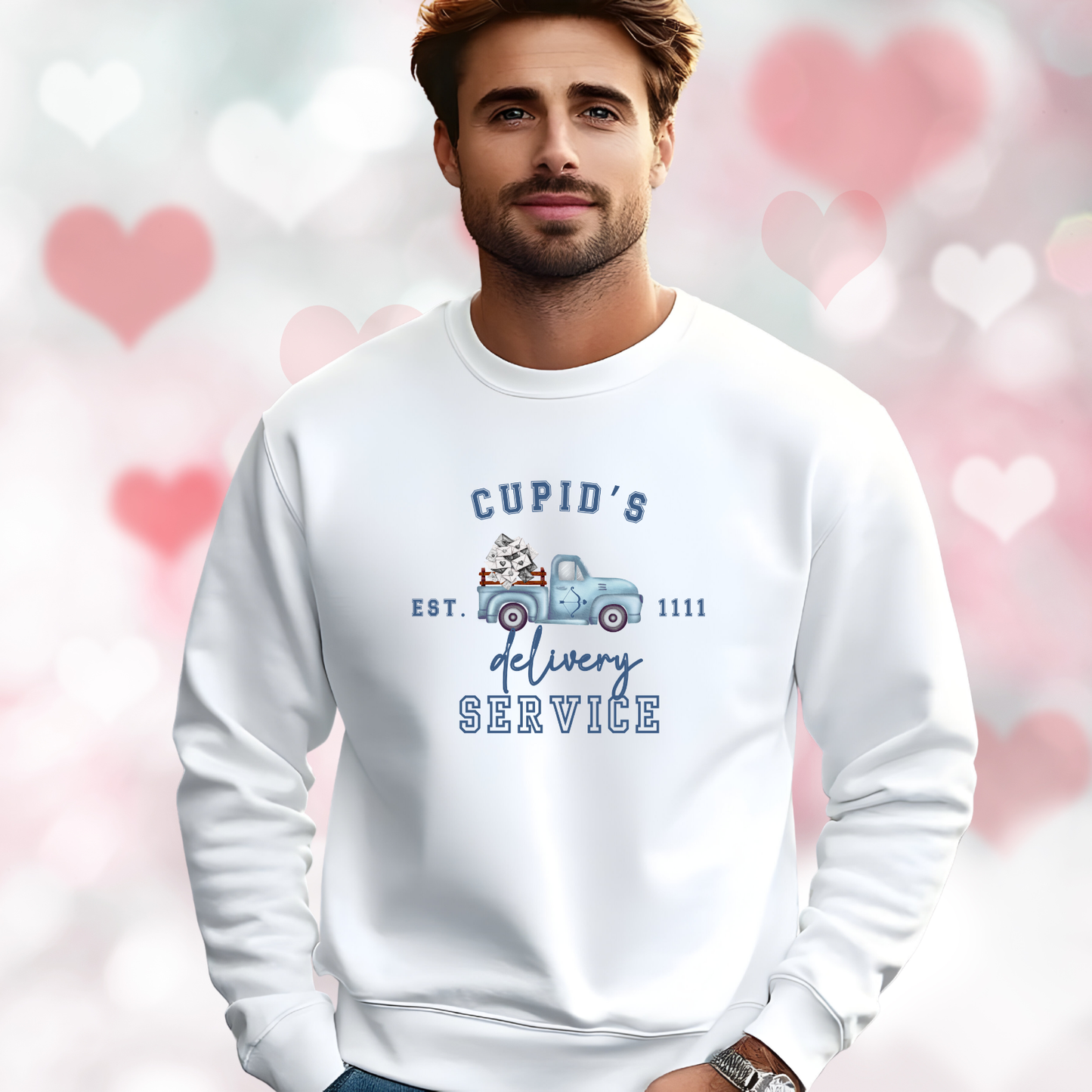 Cupid’s Delivery Service Crewneck Sweatshirt