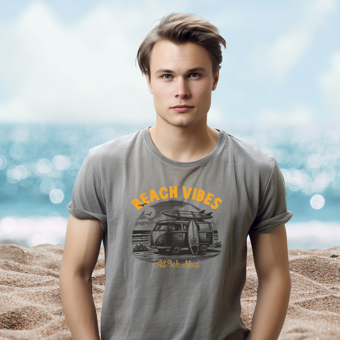 Retro Beach Vibes T-Shirt