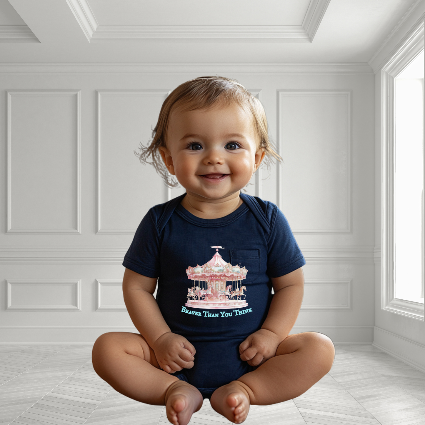 Braver Than You Think Infant Short Sleeve Onesie