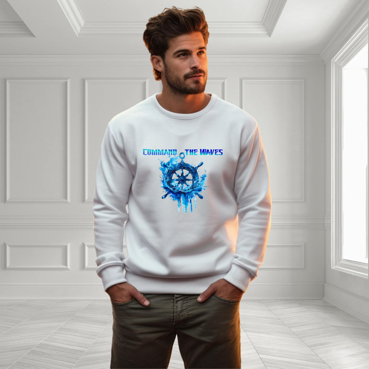 Command The Waves Crewneck Sweatshirt