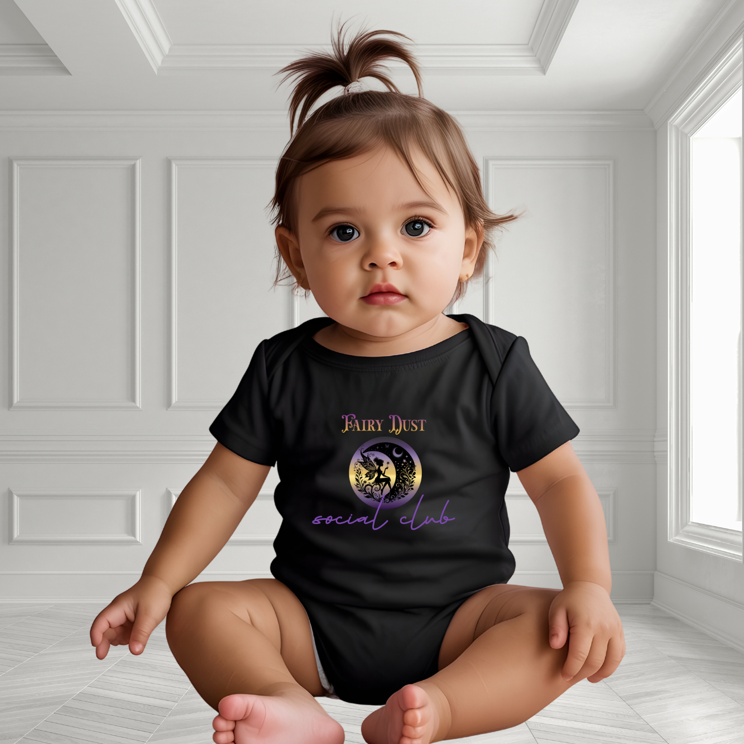 Fairy Dust Social Club Infant Short Sleeve Onesie