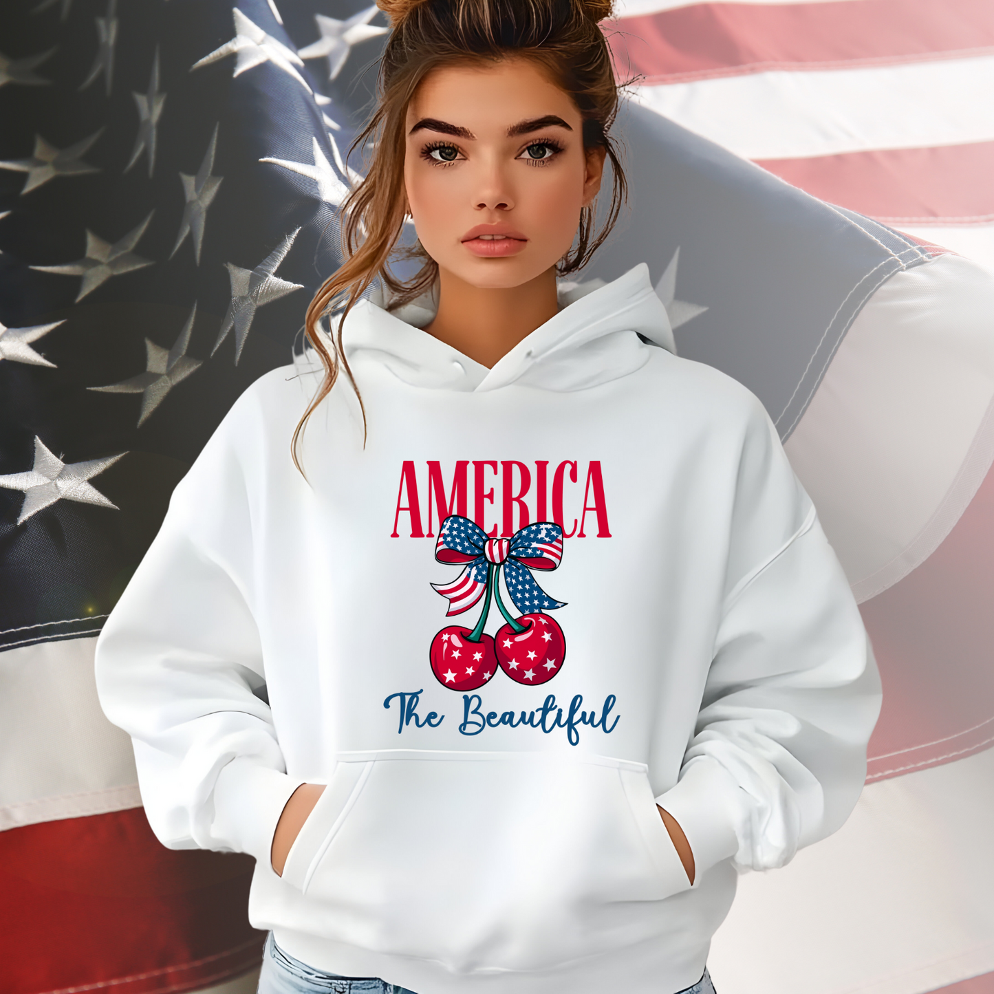 America The Beautiful Pullover Hoodie
