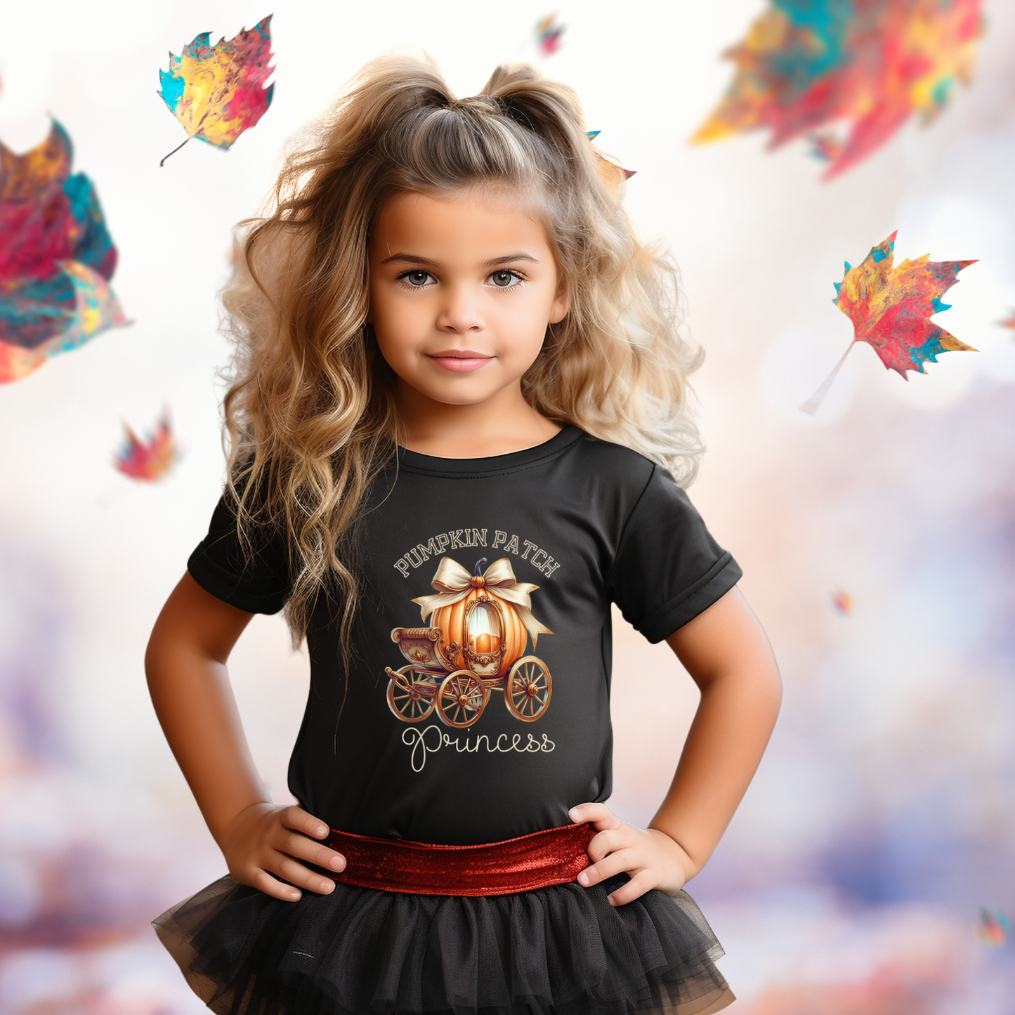 Pumpkin Patch Princess Kid’s T-Shirt