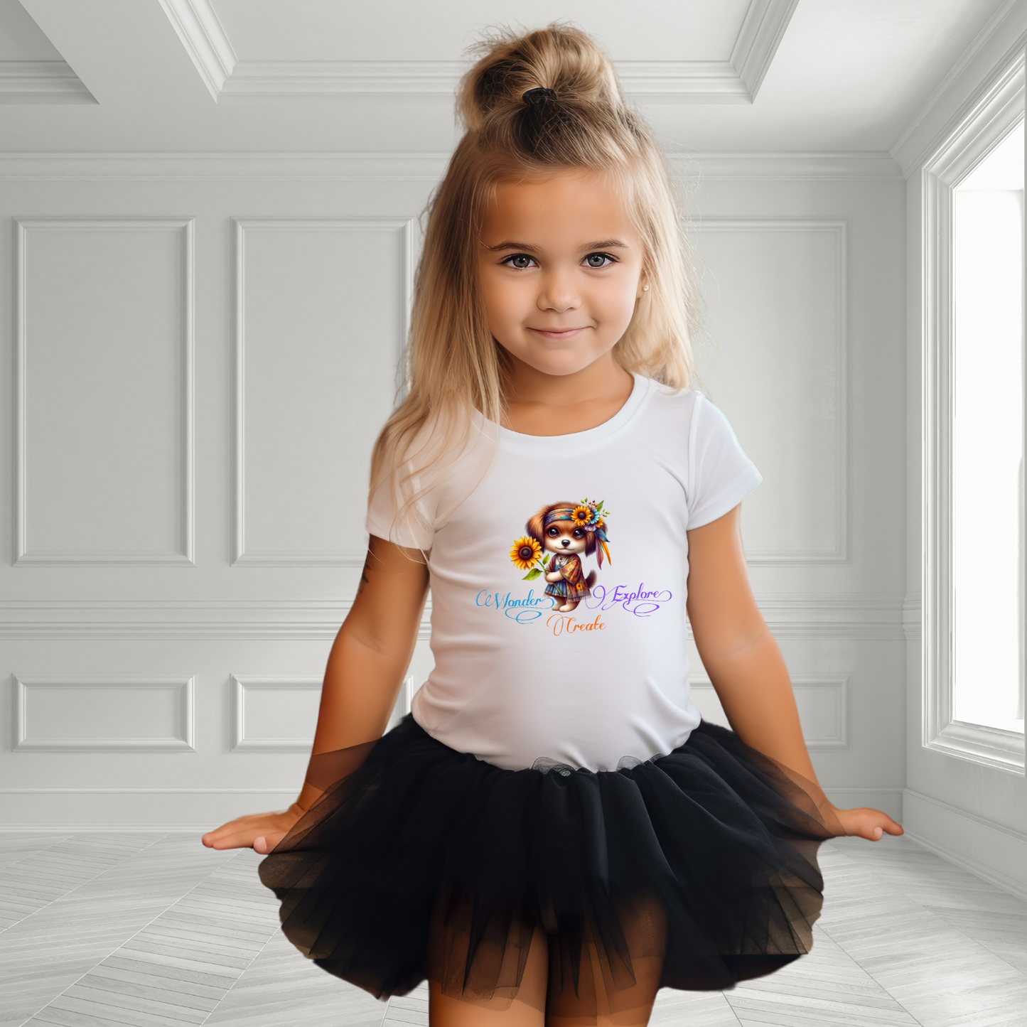 Wonder, Explore, Create Toddler T-Shirt