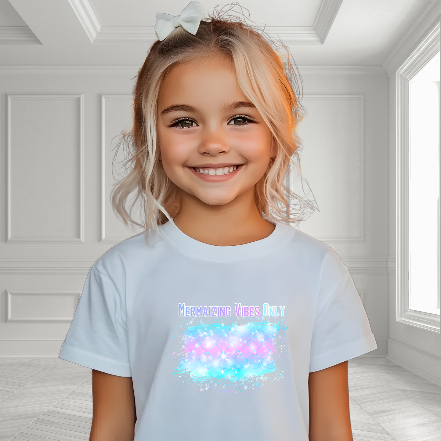 Mermaizing Vibes Only Kid's T-Shirt