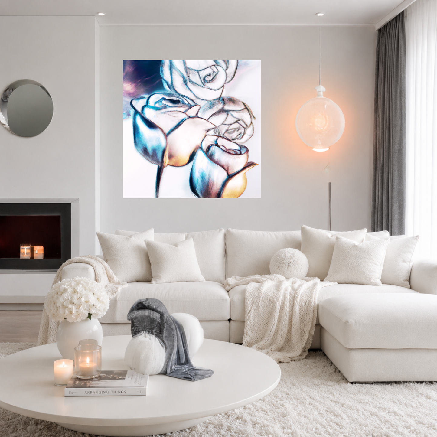 Cheerful Bloom Canvas Wall Art