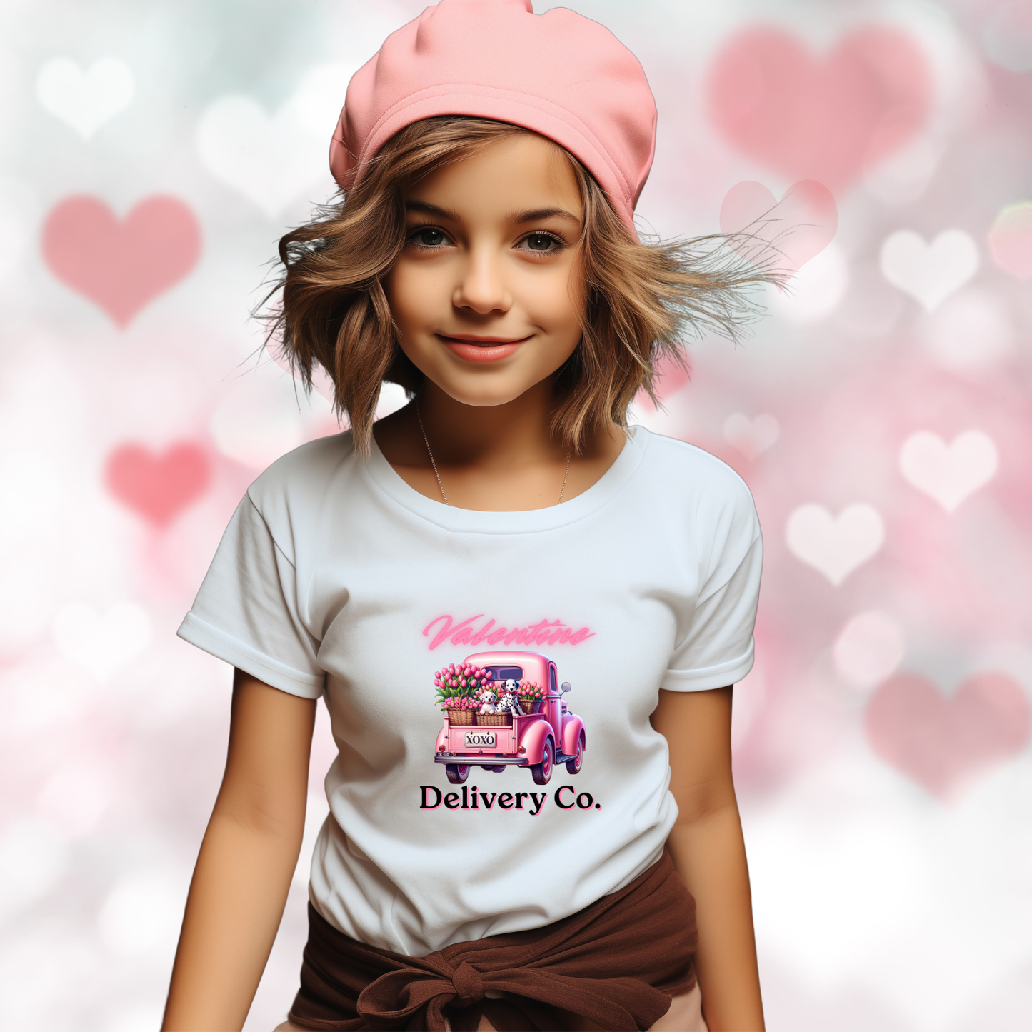 Valentine Delivery Co. Kid's T-Shirt