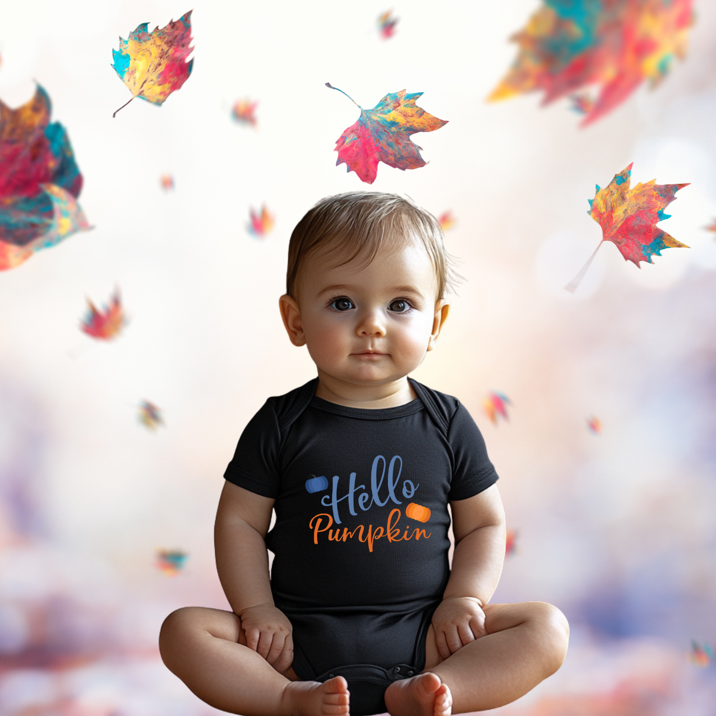 Hello Pumpkin Infant Short Sleeve Onesie
