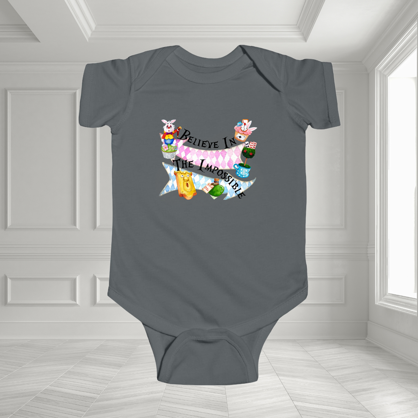 Believe In The Impossible Infant Short Sleeve Onesie