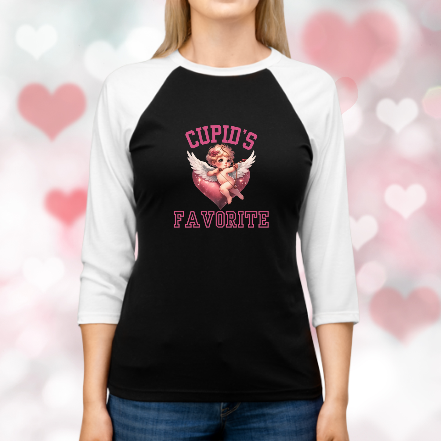 Cupid’s Favorite Baseball Tee