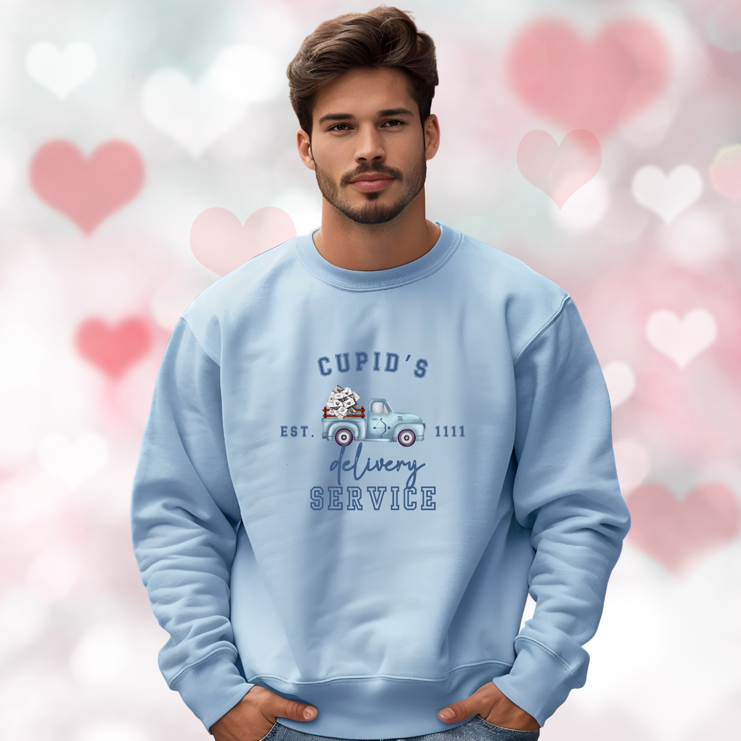 Cupid’s Delivery Service Crewneck Sweatshirt
