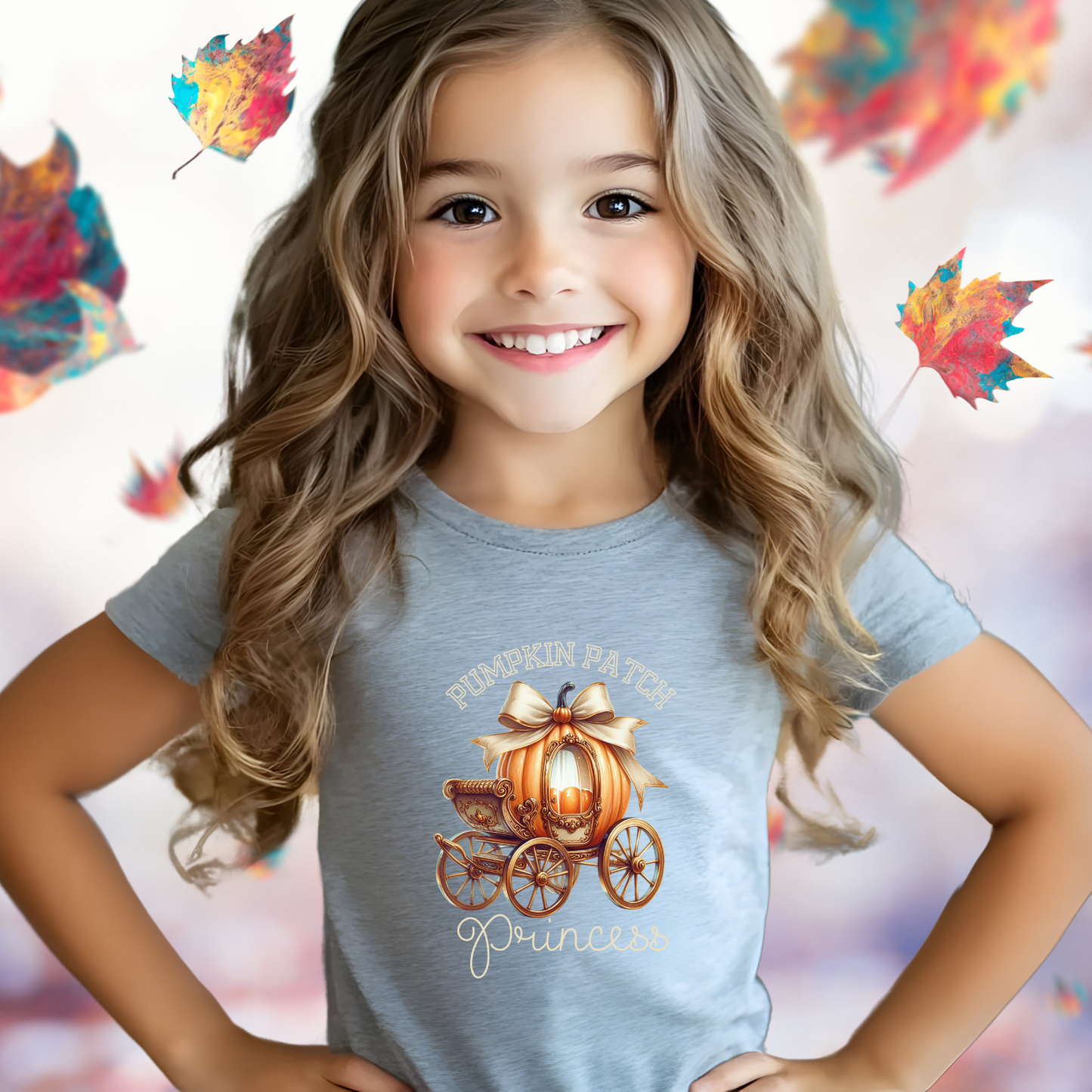 Pumpkin Patch Princess Kid’s T-Shirt