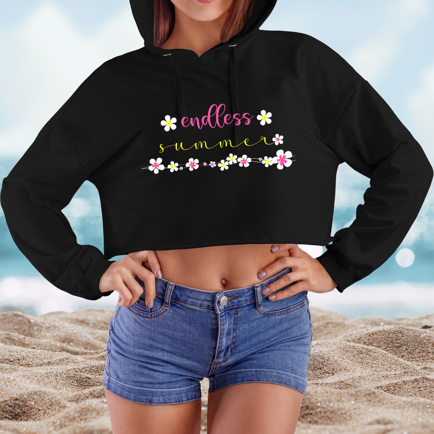 Endless Summer Crop Hoodie