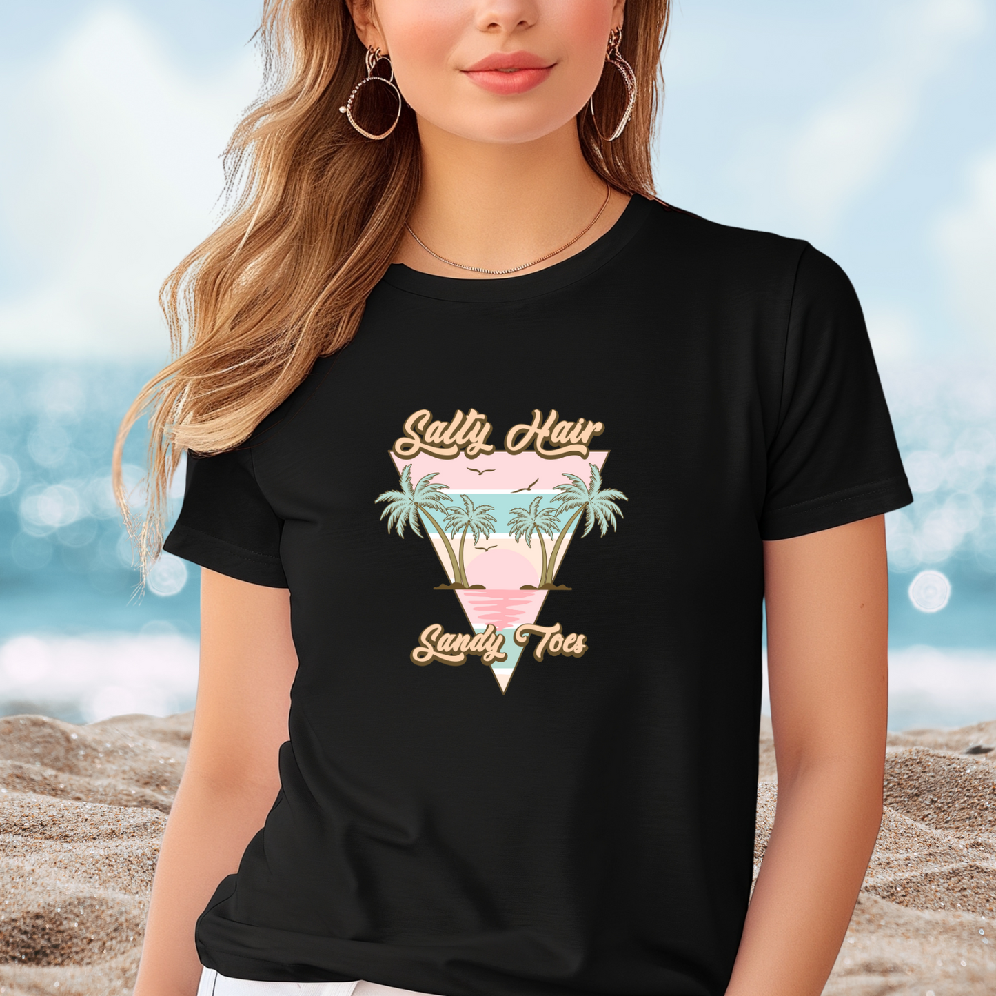 Salty Hair Sandy Toes T-Shirt